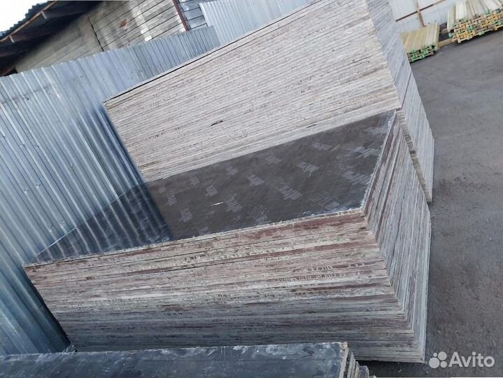 Фанера ламинированная новая и бу