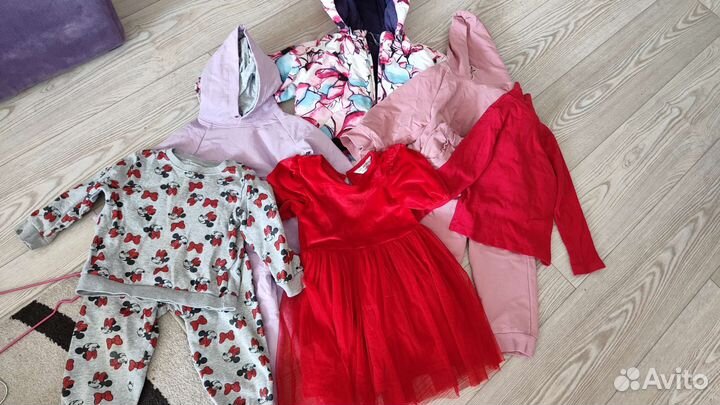 Вещи пакетом на девочку