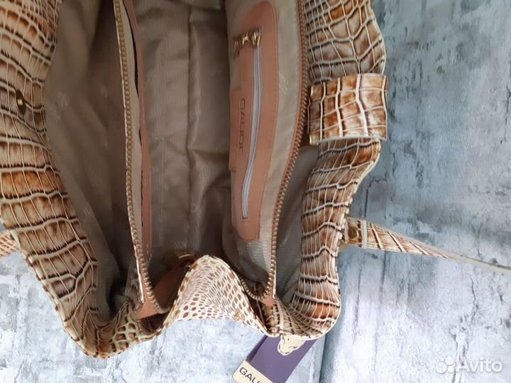 Сумка gaude натуральная кожа новая
