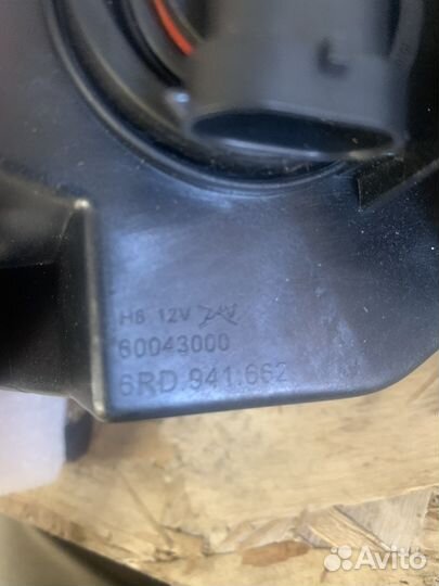 Противотуманые фары VW polo