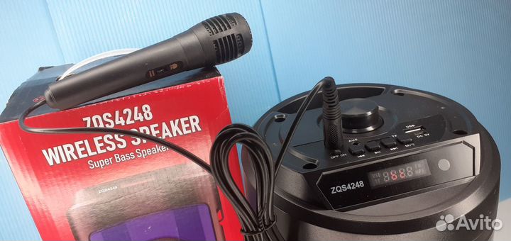 Портативная колонка с караоке Rgb Караоке Радио