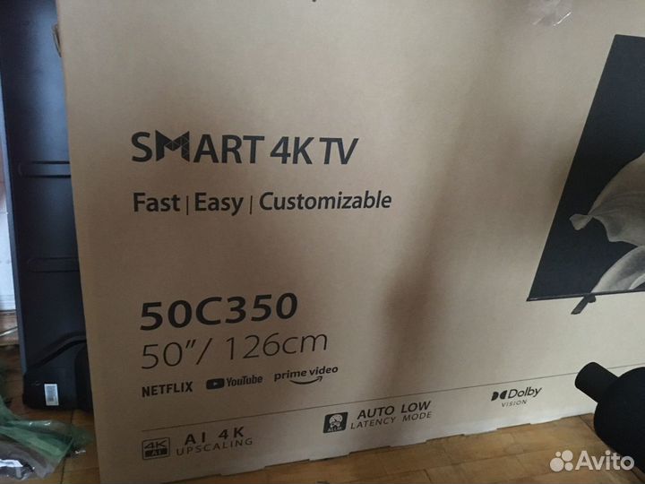 Телевизор smart tv 50 4kToshiba 50c350