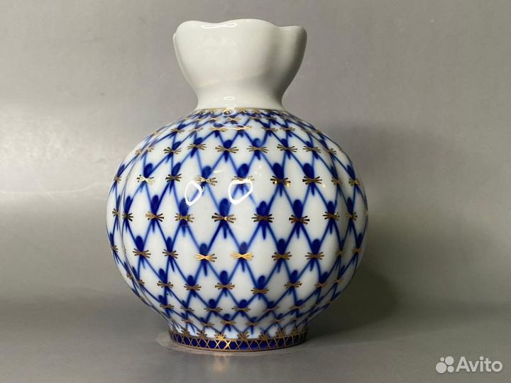 Ваза сетка кобальт лфз