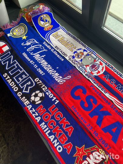 Шарф футбoл цска и др