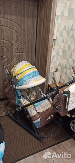 Санки коляска nika kids