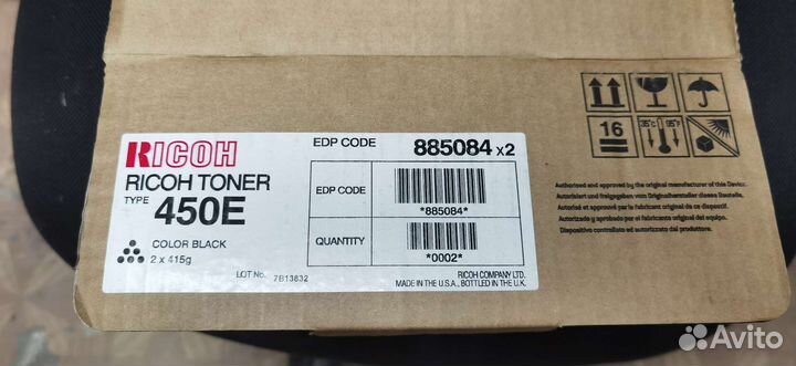 Тонер Туба Ricoh Type 450E
