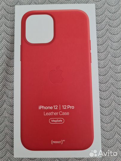 Оригинальный кожаный чехол для iPhone 12/12 pro