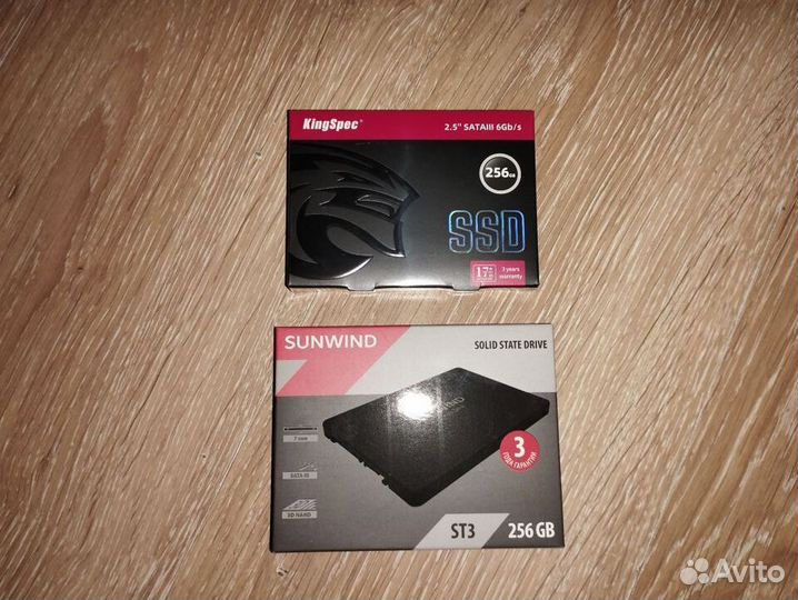 SSD от 120гб до 1 Тб SATA, новые, на гарантии
