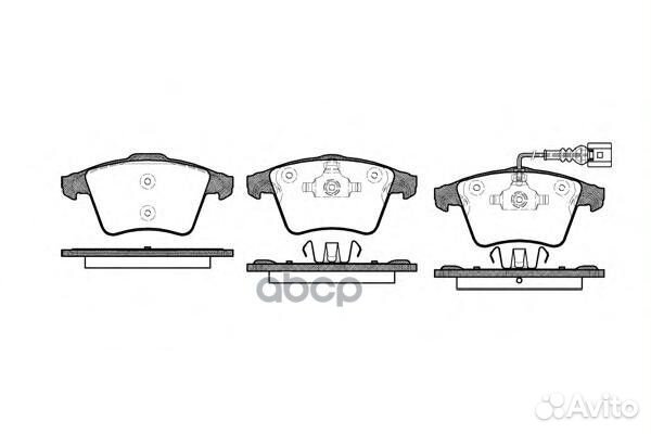 1045 01 колодки дисковые п VW T5/Multivan 2.0i