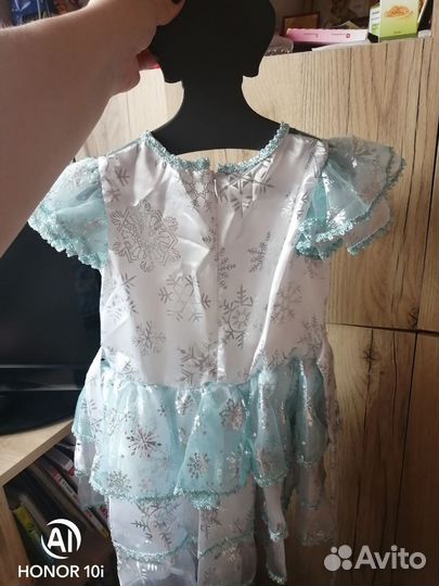 Платье снежинка