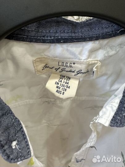 Продам рубашки на мальчика 122, 128