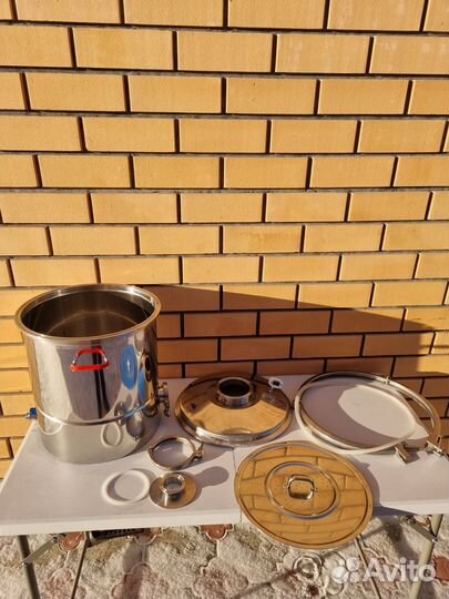 Бак, куб на 35л 2мм, дно 5мм aisi 304