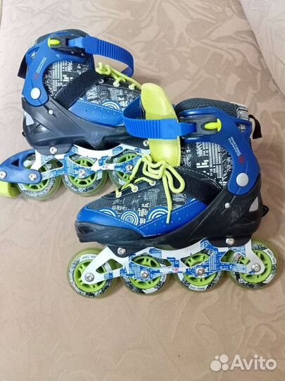 Роликовые коньки детские раздвижные