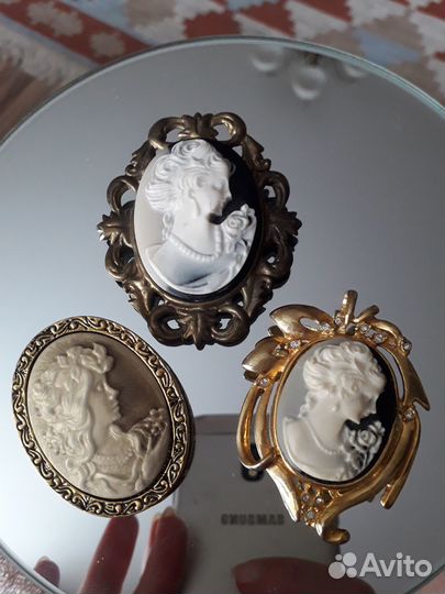 Броши Камеи Одним лотом