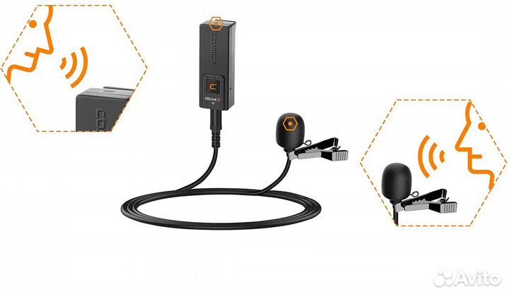 Микрофон CoMica VDLive10 Type-C Белая