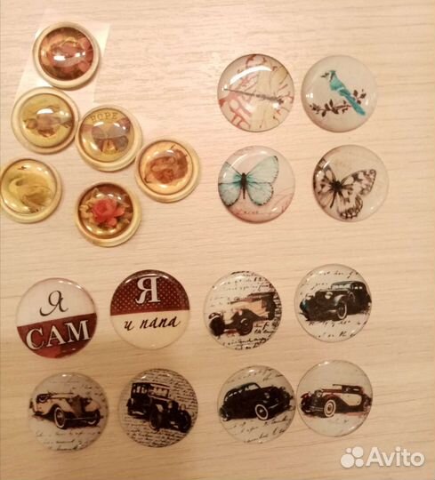 Фишки (топсы) для скрапбукинга