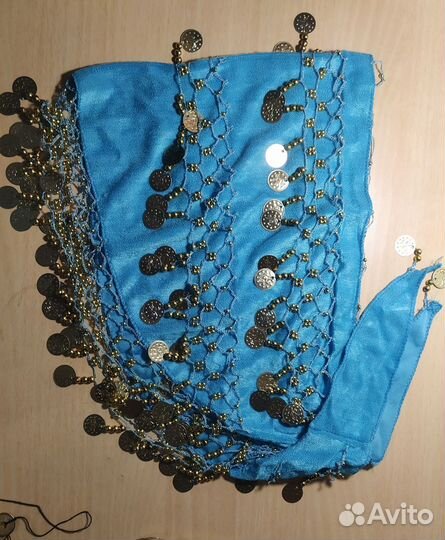 Пояс с монетами bellydance + браслеты в подарок