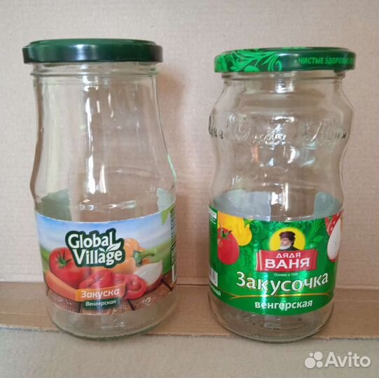 Банки и бутылки стеклянные