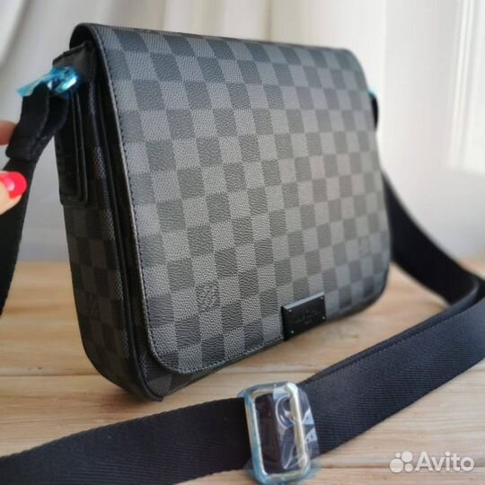 Сумка мужская Louis Vuitton LV канва Graphite