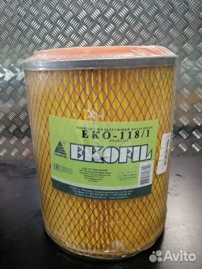 Воздушный фильтр Ekofil EKO-118/1