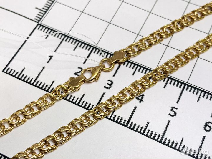 Цепь золотая 52 см (нс13)