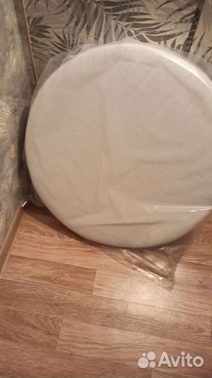 Матрас детский круглый и наматрасник