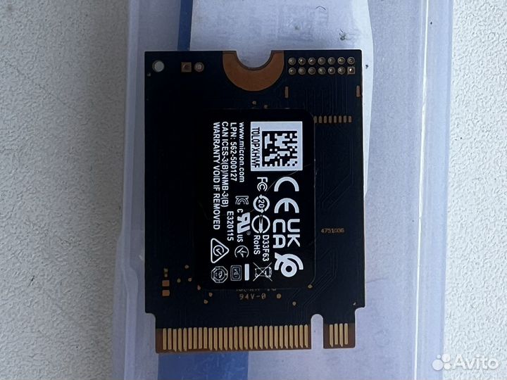 Ssd m2 nvme 2230 на 512gb