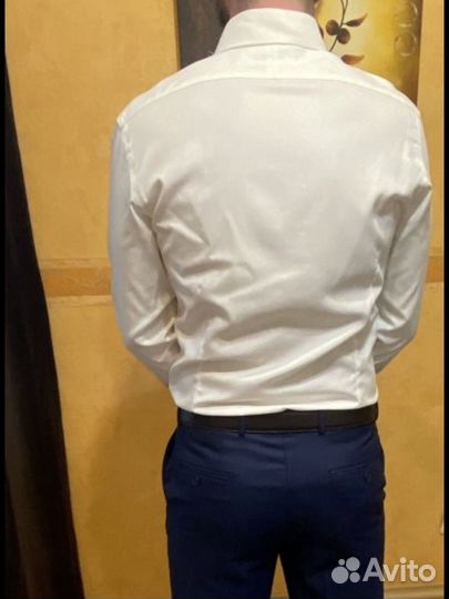 Рубашка мужская белая 50р