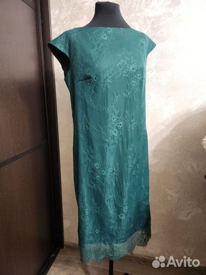 Вечернее кружевное платье 46 48