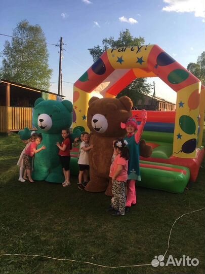 Надувной батут аренда, детский праздник, аниматор