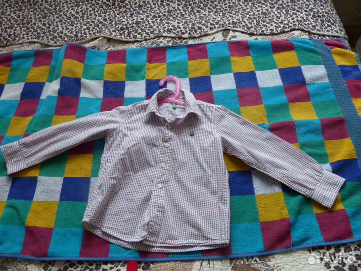 Рубашки GAP, Zara kids, benetton р. 104