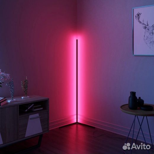 Напольный светильник Угловой неоновый RG