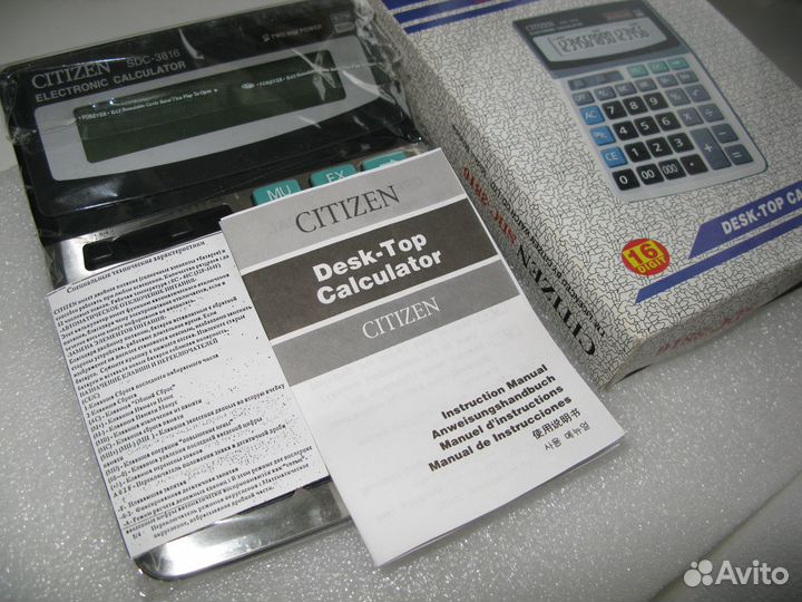 Калькуляторы Citizen