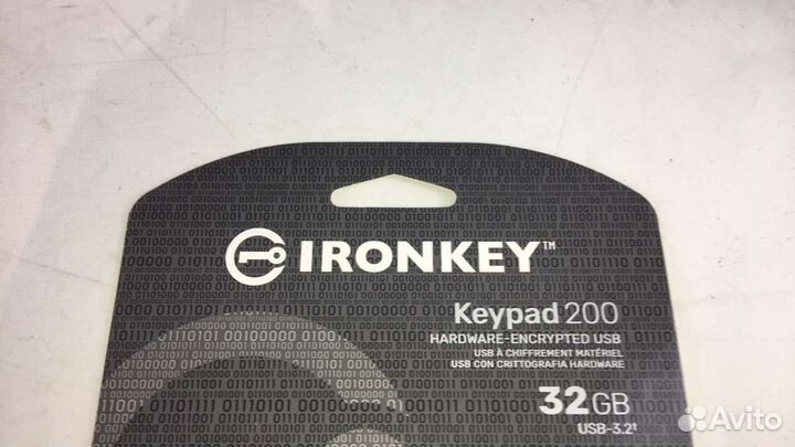 32 гб Защищённый Kingston Ironkey Keypad 200 32GB