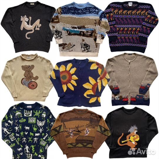 Прикольные свитера винтаж