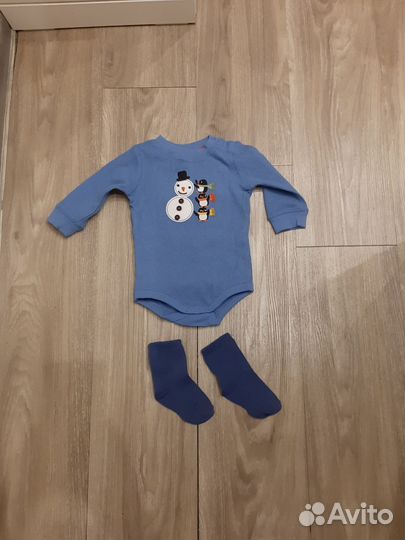 Новый новогодний боди, gymboree, 3-6 мес