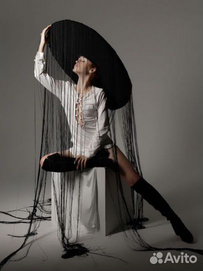 Шляпа женская черная