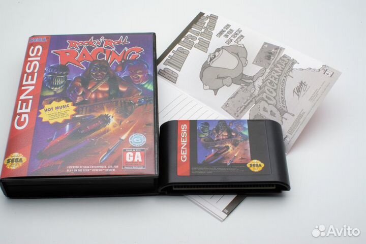 Картридж Rock N' Roll Racing - Sega Genesis