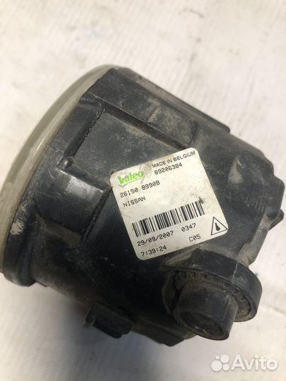 Птф передняя Nissan Tiida C11, 2004-2012г