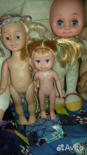 Куклы разные большие и маленькие