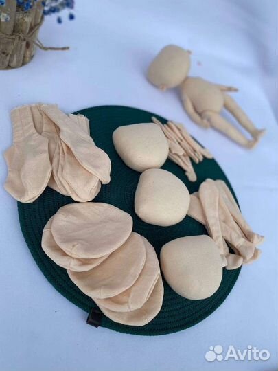 Текстильная кукла из хлопка. Заготовка