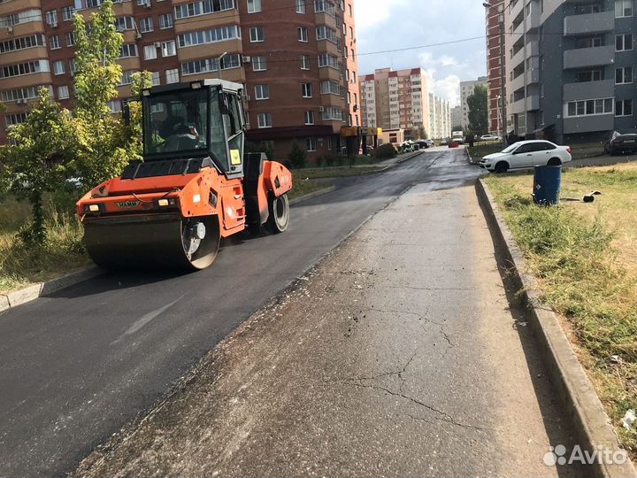 Асфальтирование от 10 кв.м.Укладка асфальт ямочный