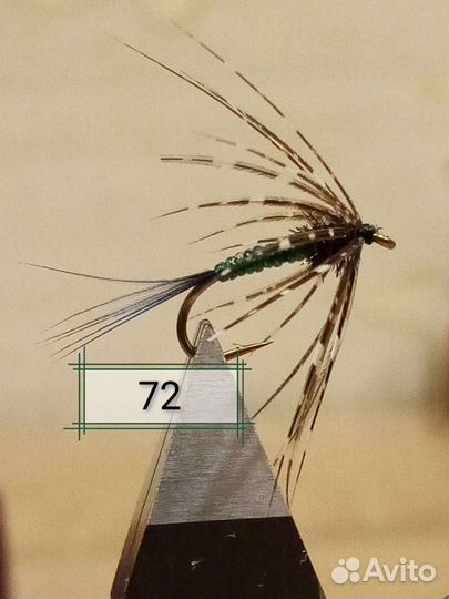 Мушки для нахлыста. Бокоплав. Мокрые мушки. Сухие