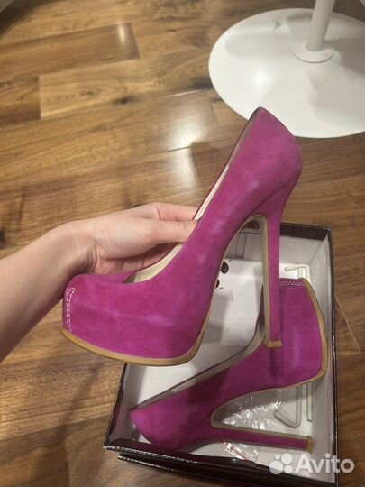 Туфли женские 37 размер замшевые
