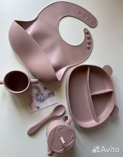 Силиконовая детская посуда в ассортименте