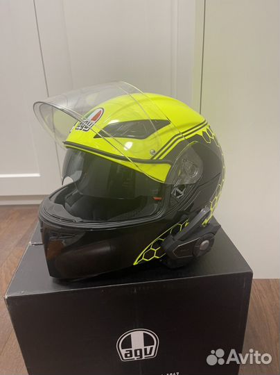 Шлем AGV Compact ST + Sena 30k+ HD