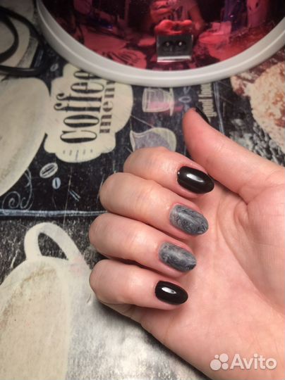 Маникюр, наращивание ногтей, покрытие гельлак