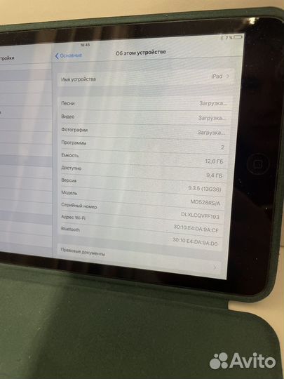 Планшет Apple iPad mini 16Gb Wi-Fi