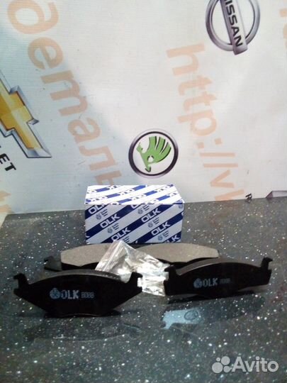 Колодки передние VW Golf 2,3, Passat B2, Jetta
