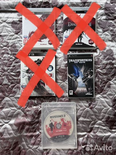 Игры диски на Sony PS3/Playstation 3 и PSP